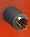 Metal pipes with combustible insulation