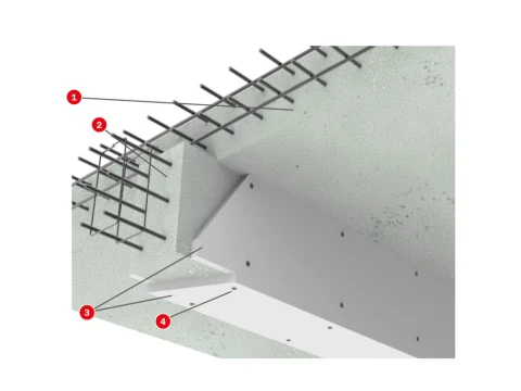 Protection of Beams & Concrete Slabs Tecbor® A (R-30 / R-240)