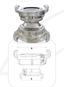 Adapter GP 50-70 Ø 51-66 mm. "Bogdanova" type