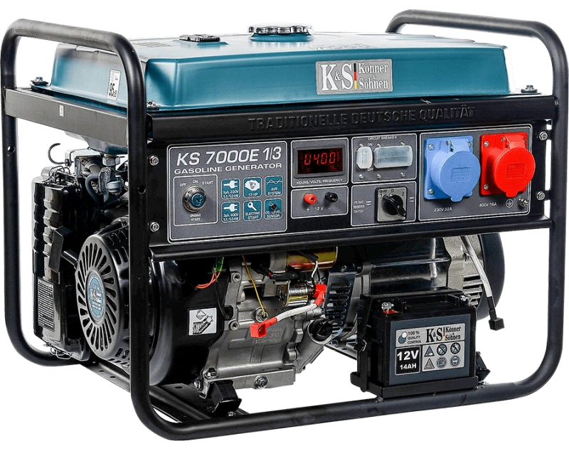 Benzīna ģenerators "Könner & Söhnen" KS 7000E 1/3
