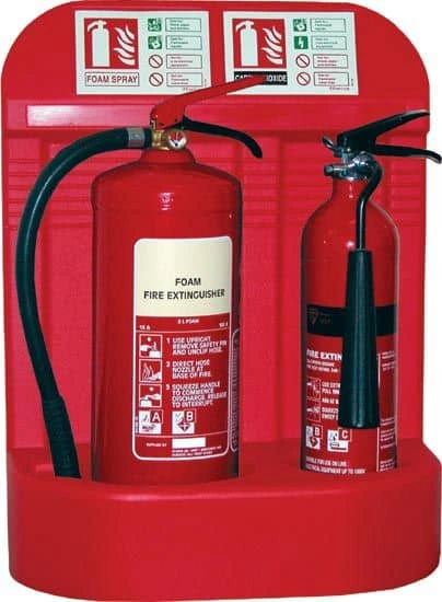 Fire extinguisher plastic stand JFP7