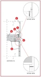 TECBOR® 20 Muro Cortina Independiente EI-60