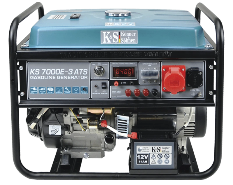 Bensiinigeneraattori "Könner & Söhnen" KS 7000E-3 ATS