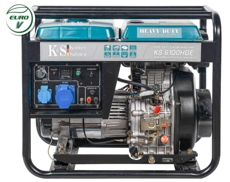 Dīzeļģenerators "Könner & Söhnen" KS 6100HDE (EURO V)