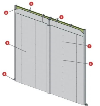 Fire-rated Wall Tecbor® A 15+15 EI-120 Independent wall lining