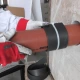 Fire resistant tape Multitube, For pipes with a diameter of 110 mm (100mm x 4, 8mm)