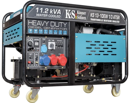 Dīzeļģenerators "Könner & Söhnen" KS 13-1DEW 1/3 ATSR