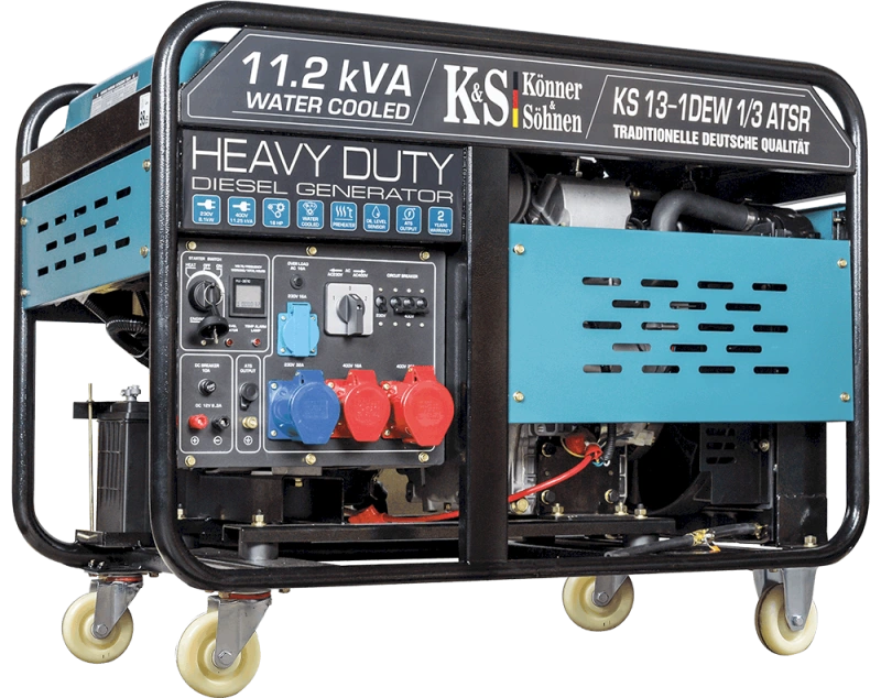 Dīzeļģenerators "Könner & Söhnen" KS 13-1DEW 1/3 ATSR