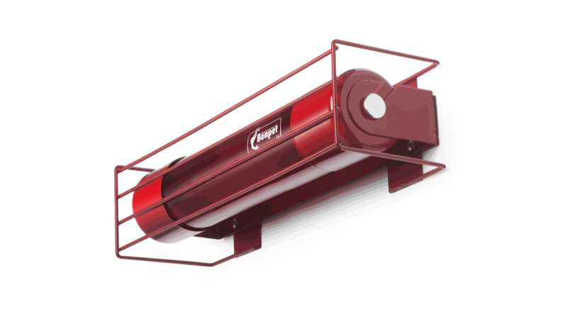 Self-activated Fire Extinguishing Ampoule with protective grill