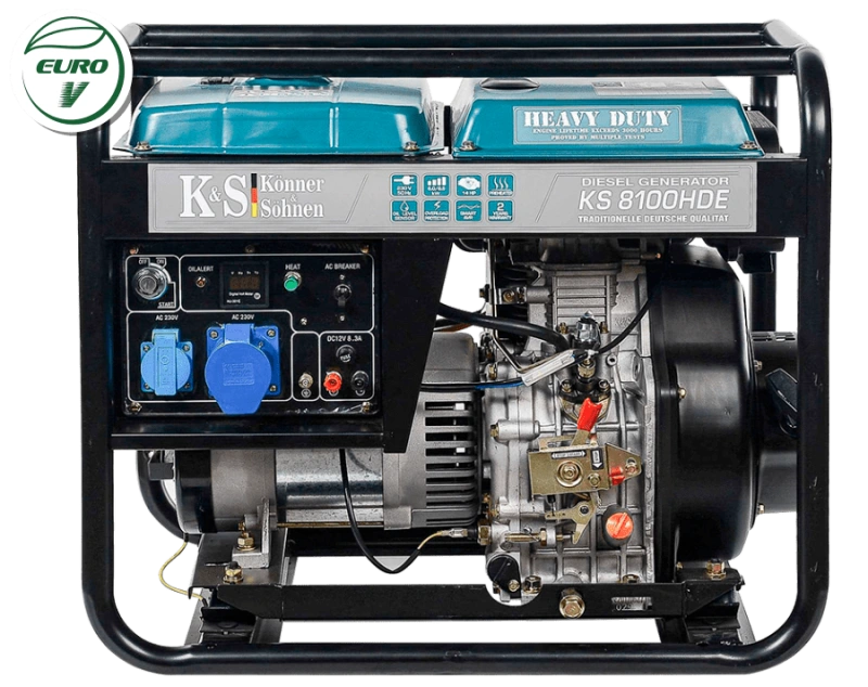 Dīzeļģenerators "Könner & Söhnen" KS 8100HDE (EURO V)