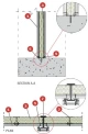 Fire-rated Wall Tecbor® A 15+15 EI-120 Independent wall lining