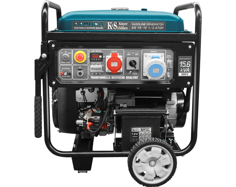 2-cylinders petrol generator "Könner & Söhnen" KS 15-1E 1/3 ATSR