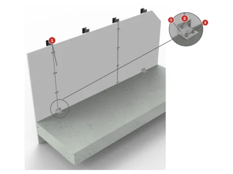 TECBOR® 30 EI-60 kardina sein ilma ristumissüsteemita