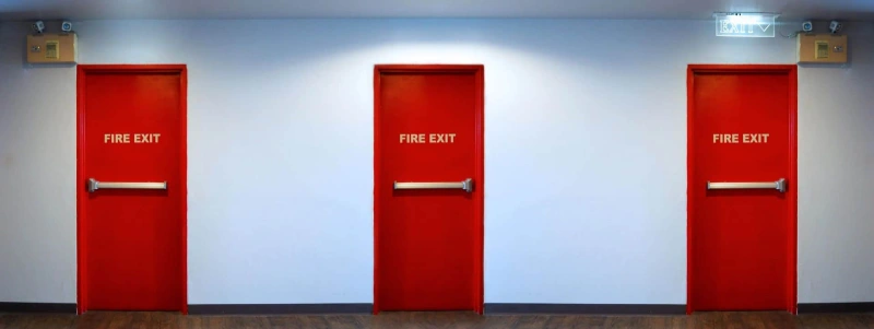 Fire door installation