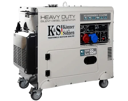 Dīzeļģenerators "Könner & Söhnen" KS 9200 HDES-1/3 ATSR Silent (EURO V) PIEEJAMS 