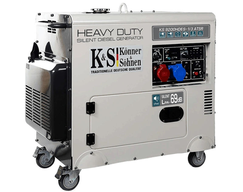Diesel generator "Könner & Söhnen" KS 9200HDES-1/3 ATSR Silent (EURO V) AVAILABLE