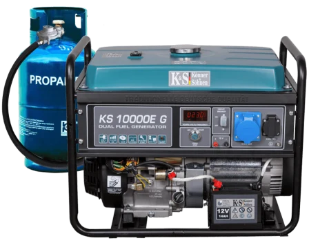 LPG / benzīna ģenerators "Könner & Söhnen" KS 10000E G