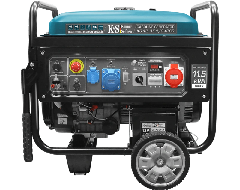 Generador monocilíndrico de gasolina "Könner & Söhnen" KS 12-1E 1/3 ATSR