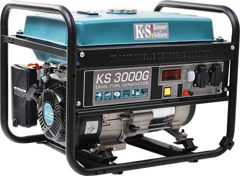 LPG / benzīna ģenerators "Könner & Söhnen" KS 3000G