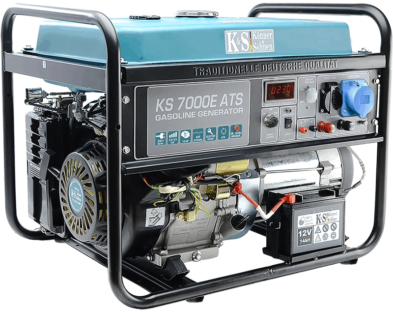 petrol generator "Könner & Söhnen" KS 7000E ATS