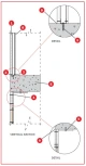 TECBOR® 20 EI-120 verhoseinä