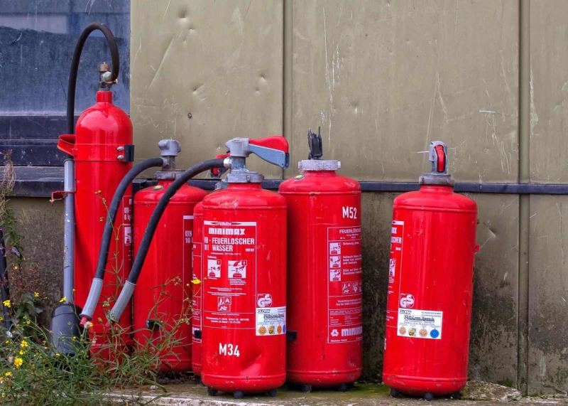Fire extinguisher servicing