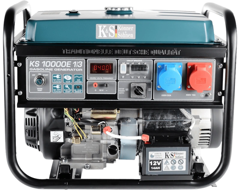 petrol generator "Könner & Söhnen" KS 10000E 1/3