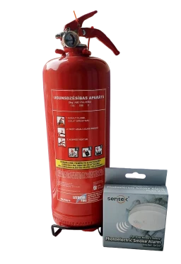Sarja: Jauhesammutin PA-2 (13A 55B) + Savuilmaisin