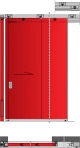 Sliding Fire-resistant steel gate SG EI60
