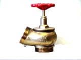 Fire valve with thread Ø 66 mm. (bronze / aluminium)