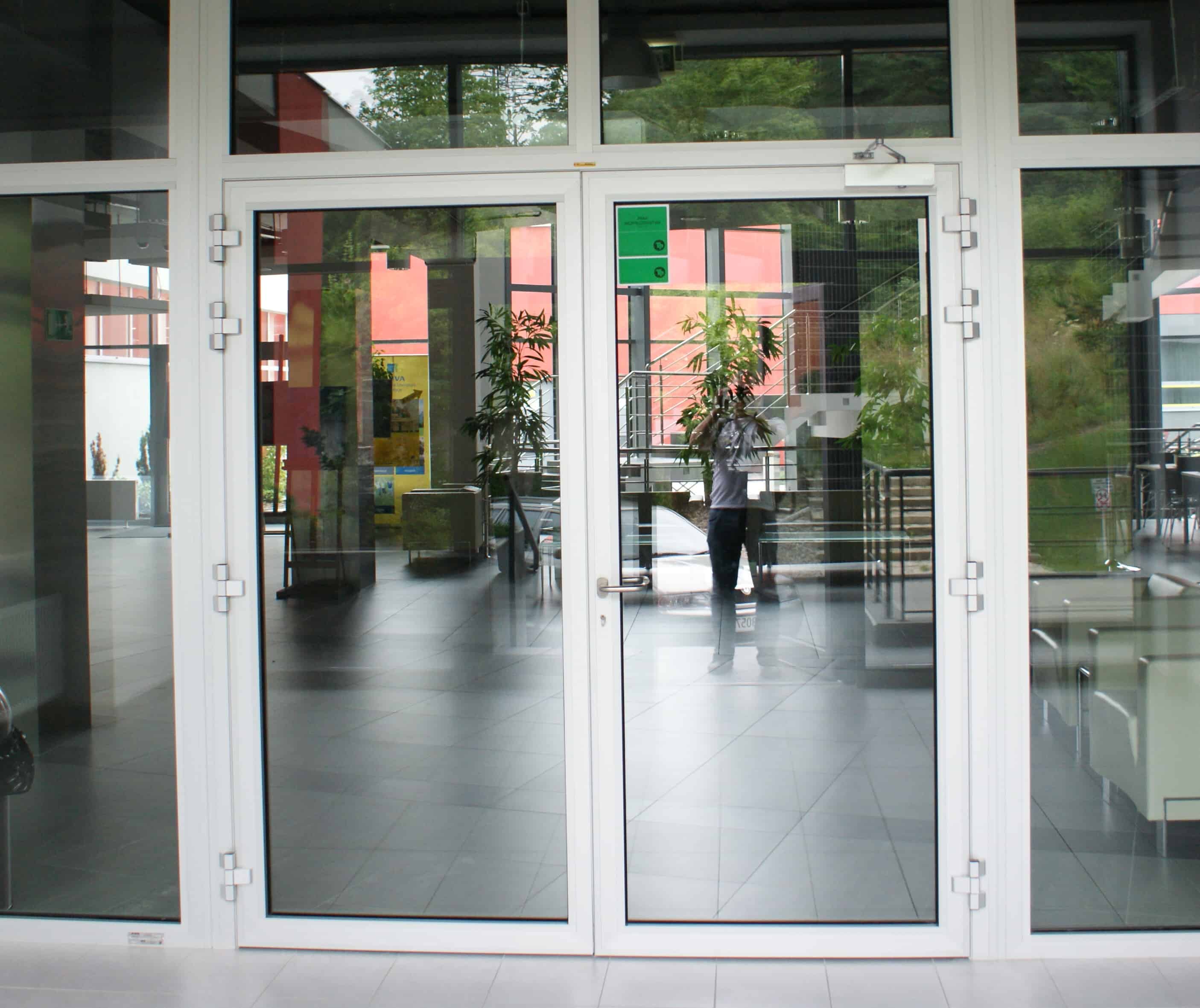 Two leaf, Internal fire door with fire resistant glass (EI30 C5, 1800mm x 2100mm)