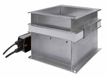 Cut-off fire dampers mcr FID S (BLE 24, 200 × 200 mm)