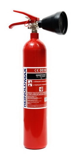 Carbon dioxide fire extinguishers 2 kg
