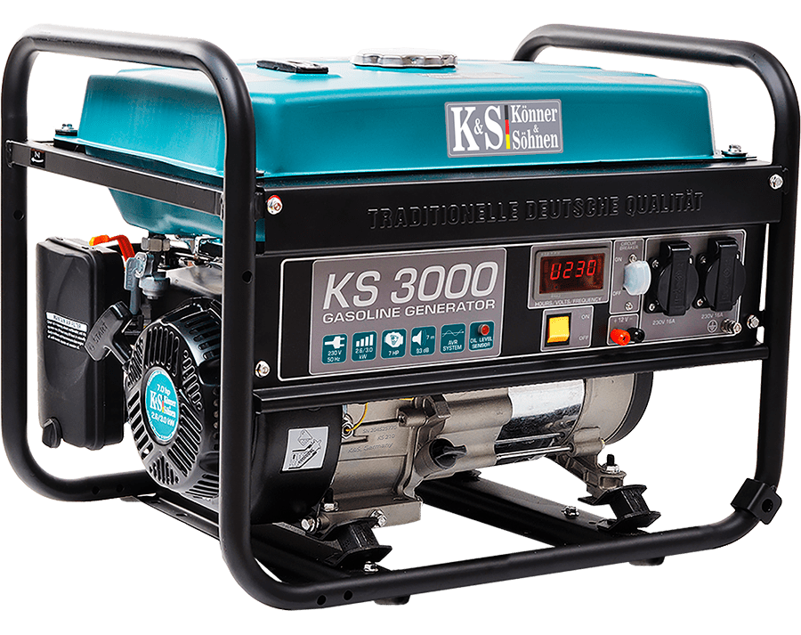 Bensiinigeneraattori "Könner & Söhnen" KS 3000
