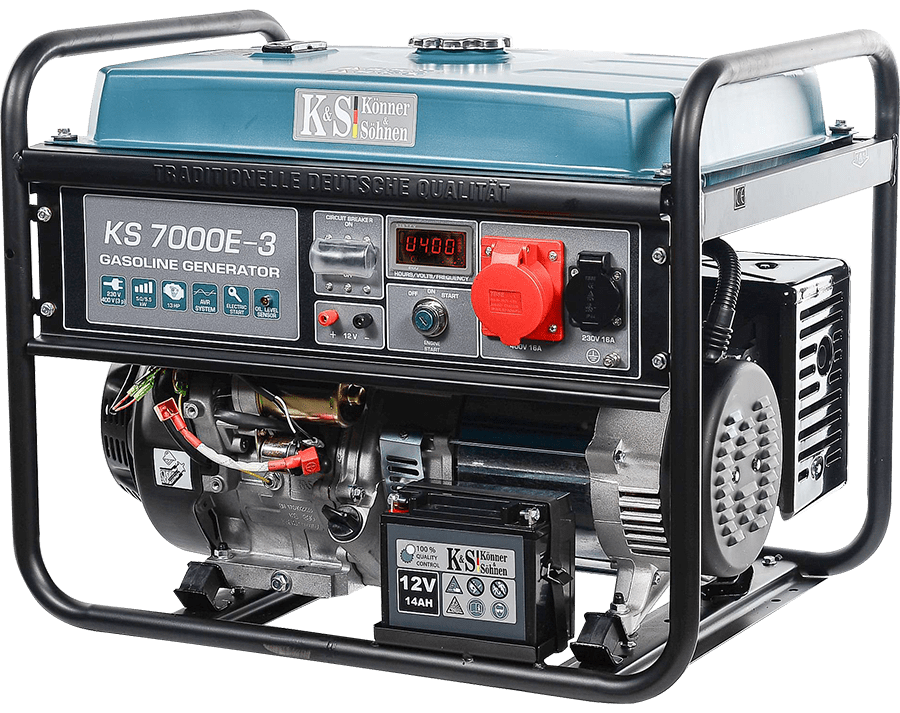 petrol generator "Könner & Söhnen" KS 7000E-3