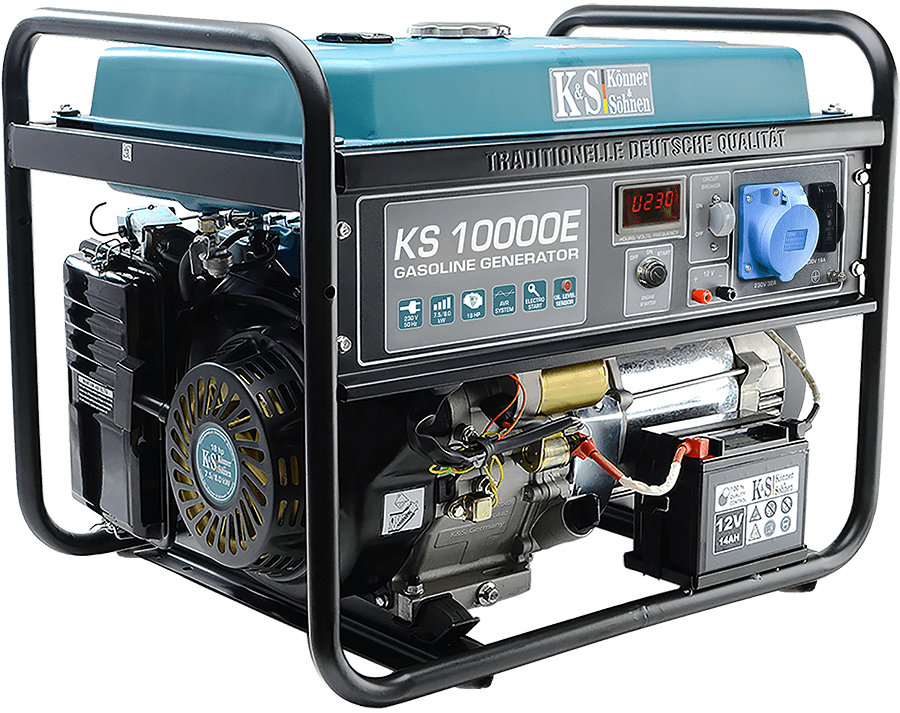 petrol generator "Könner & Söhnen" KS 10000E