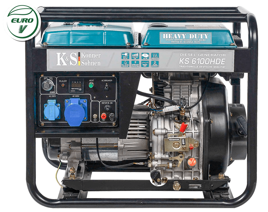 Dīzeļģenerators "Könner & Söhnen" KS 6100HDE (EURO V)