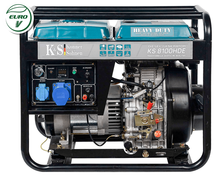 Dīzeļģenerators "Könner & Söhnen" KS 8100HDE (EURO V)