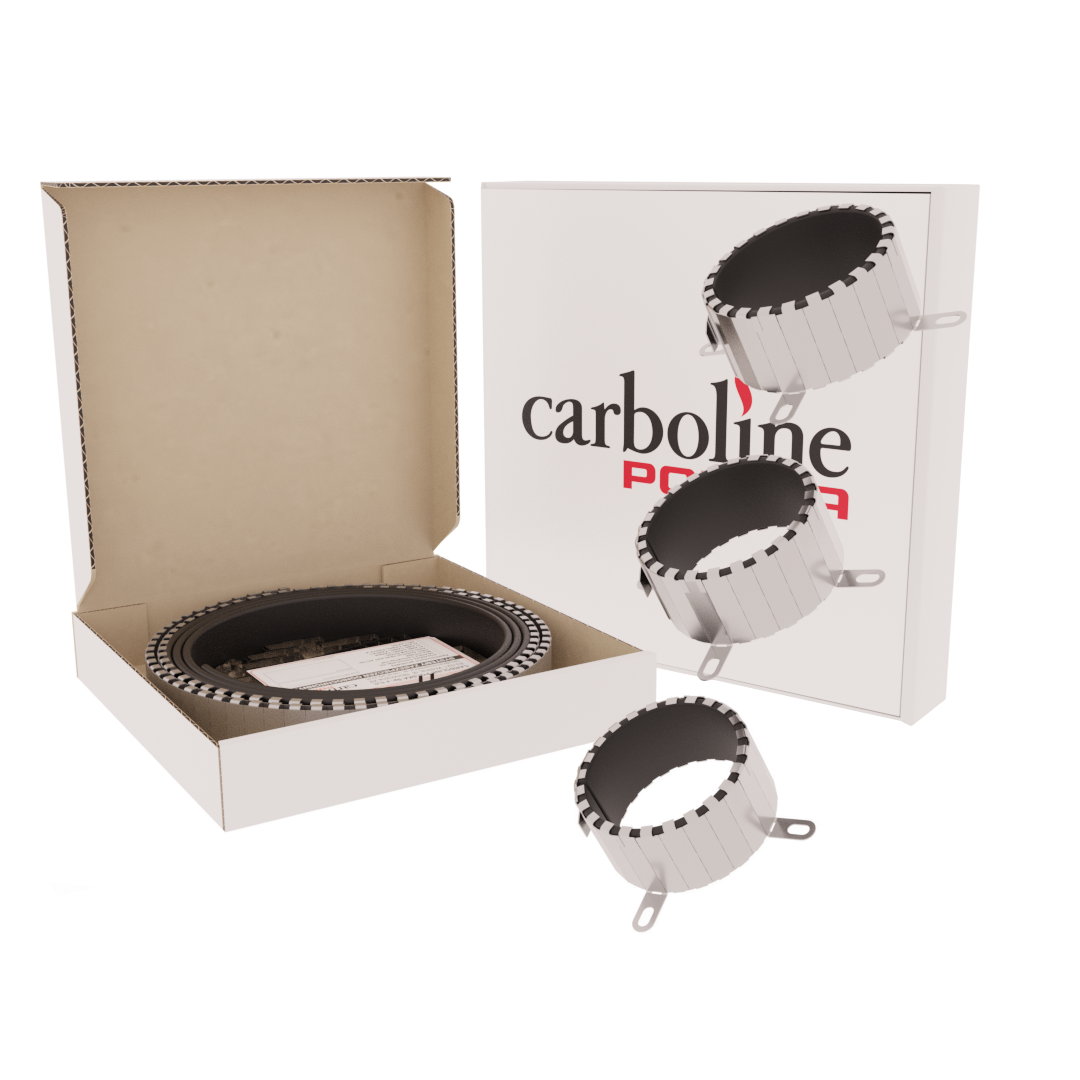 U-veida un universālā ugunsdrošā manžete CarboCollar CC S 200 (caurulēm ar DN no 125 līdz 200 mm)