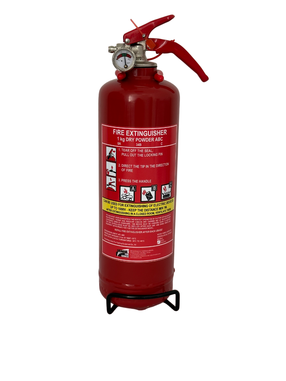 Powder fire extinguisher PA-1 (8A 34B)