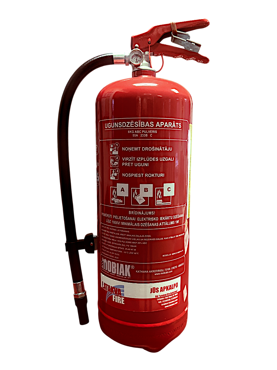Jauhesammutin PA-6 (55A 233B C)