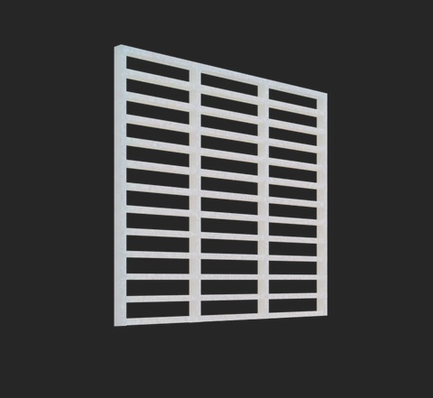 Ugunsizturīgās ventilācijas restes EI90 (150 × 100 mm.)